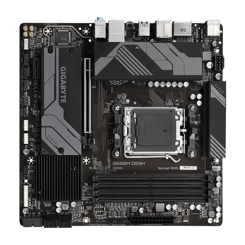 Gigabyte B650M DS3H - AMD 8000 Socket ATX Motherboard