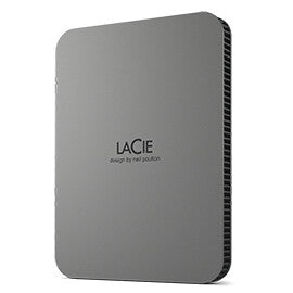 LaCie Mobile Drive Secure - External HDD in Space Grey - 4 TB