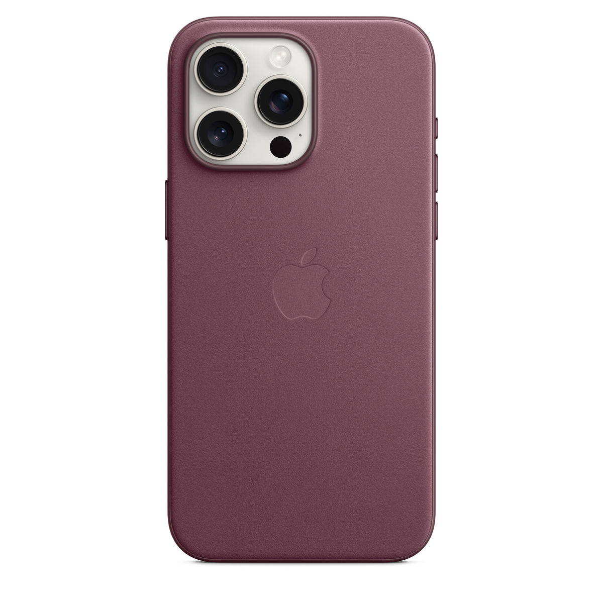 Apple MT4X3ZM/A - FineWoven Case with MagSafe for iPhone 15 Pro Max in Mulberry