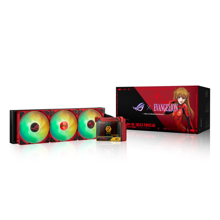 ASUS ROG RYUJIN III 360 ARGB &quot;EVA-02 Edition&quot; - All-in-one Liquid Processor Cooler - 360mm