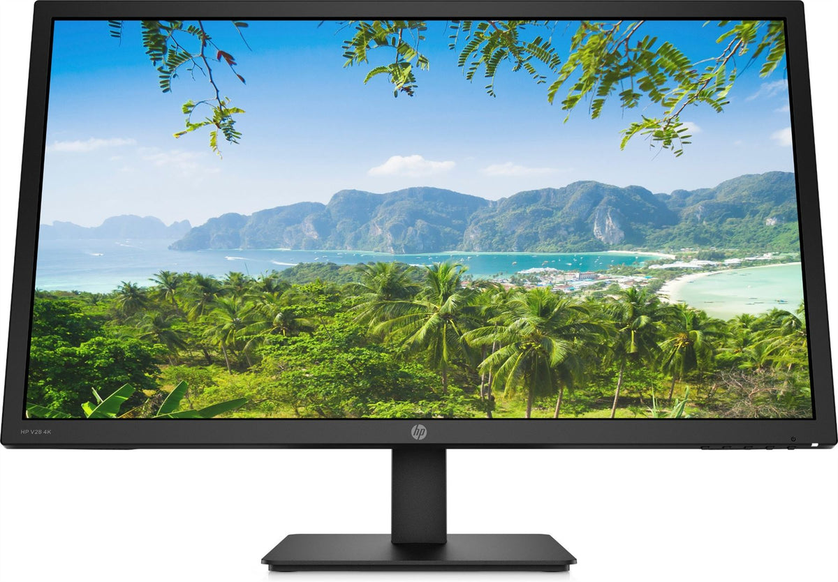 HP V28 71.1 cm (28") 3840 x 2160 pixels 4K Ultra HD LED Black Monitor