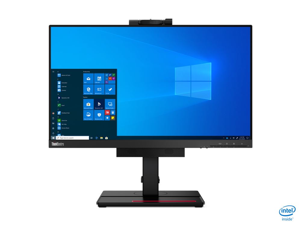 Lenovo ThinkCentre Tiny-In-One 60.5 cm (23.8") 1920 x 1080 pixels Full HD LED Black Monitor