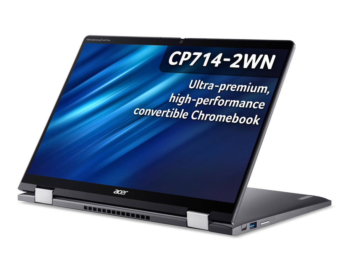 Acer Chromebook Spin 714 - 35.6 cm (14") - Touchscreen - Intel® Core i3-1315U - 8 GB LPDDR4x-SDRAM - 256 GB SSD - Wi-Fi 6E - Chrome OS - Grey