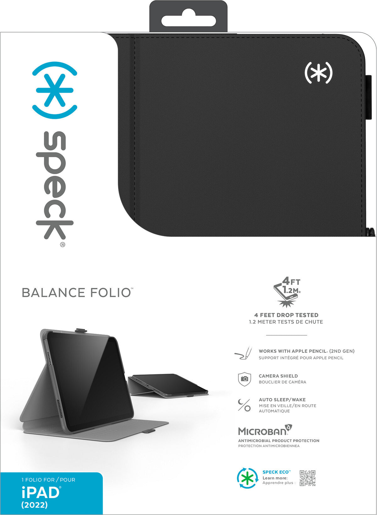 Speck Balance Folio Case for 10.9" iPad in Black