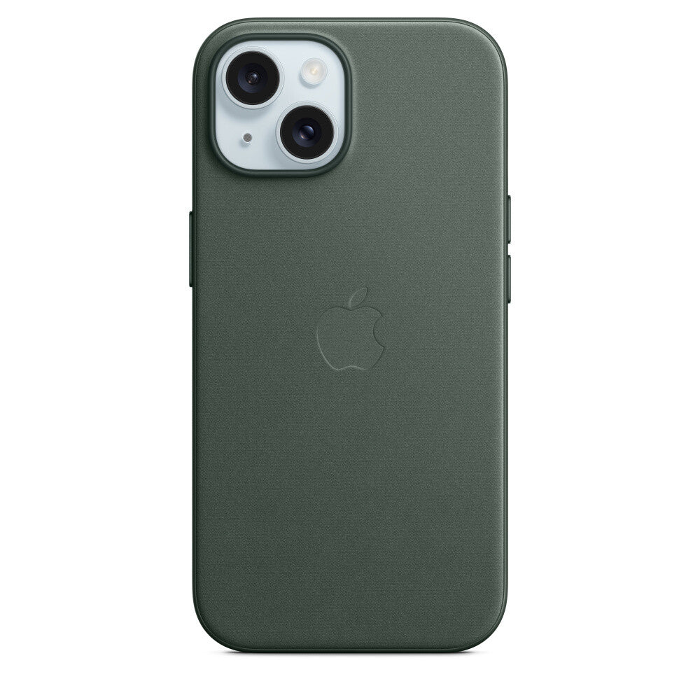 Apple MT3J3ZM/A - FineWoven Case with MagSafe for iPhone 15 in Evergreen