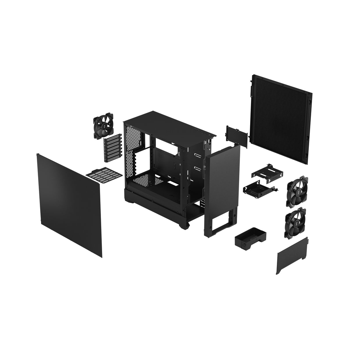 Fractal Design Pop Silent - ATX Mid Tower Case in Black
