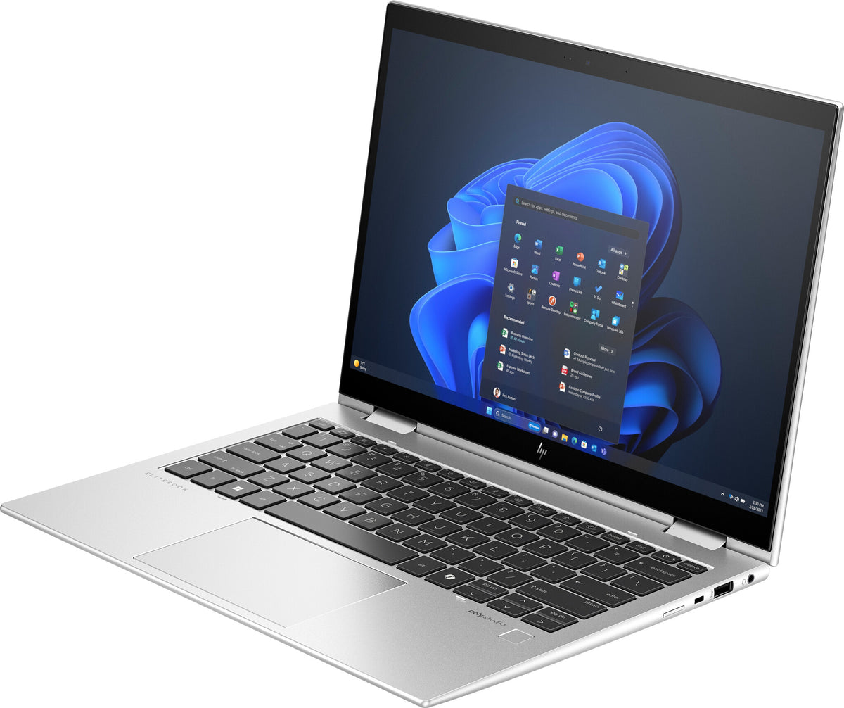 HP Elite x360 830 G11 Hybrid (2-in-1) - 33.8 cm (13.3&quot;) - Touchscreen - Intel Core Ultra 5 125U - 16 GB LPDDR5x-SDRAM - 512 GB SSD - Wi-Fi 6E - Windows 11 Pro - Silver