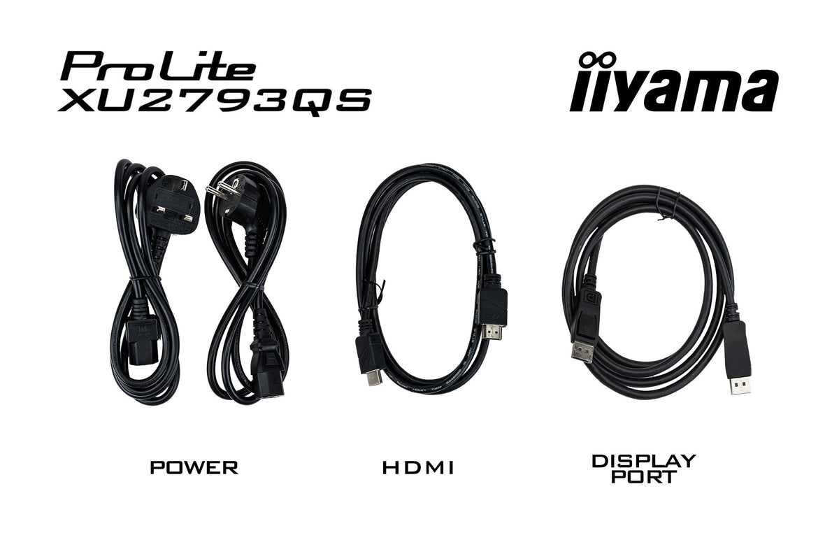 iiyama ProLite XU2793QS-B6 - 68.6 cm (27") - 2560 x 1440 pixels 2K Ultra HD LED Monitor