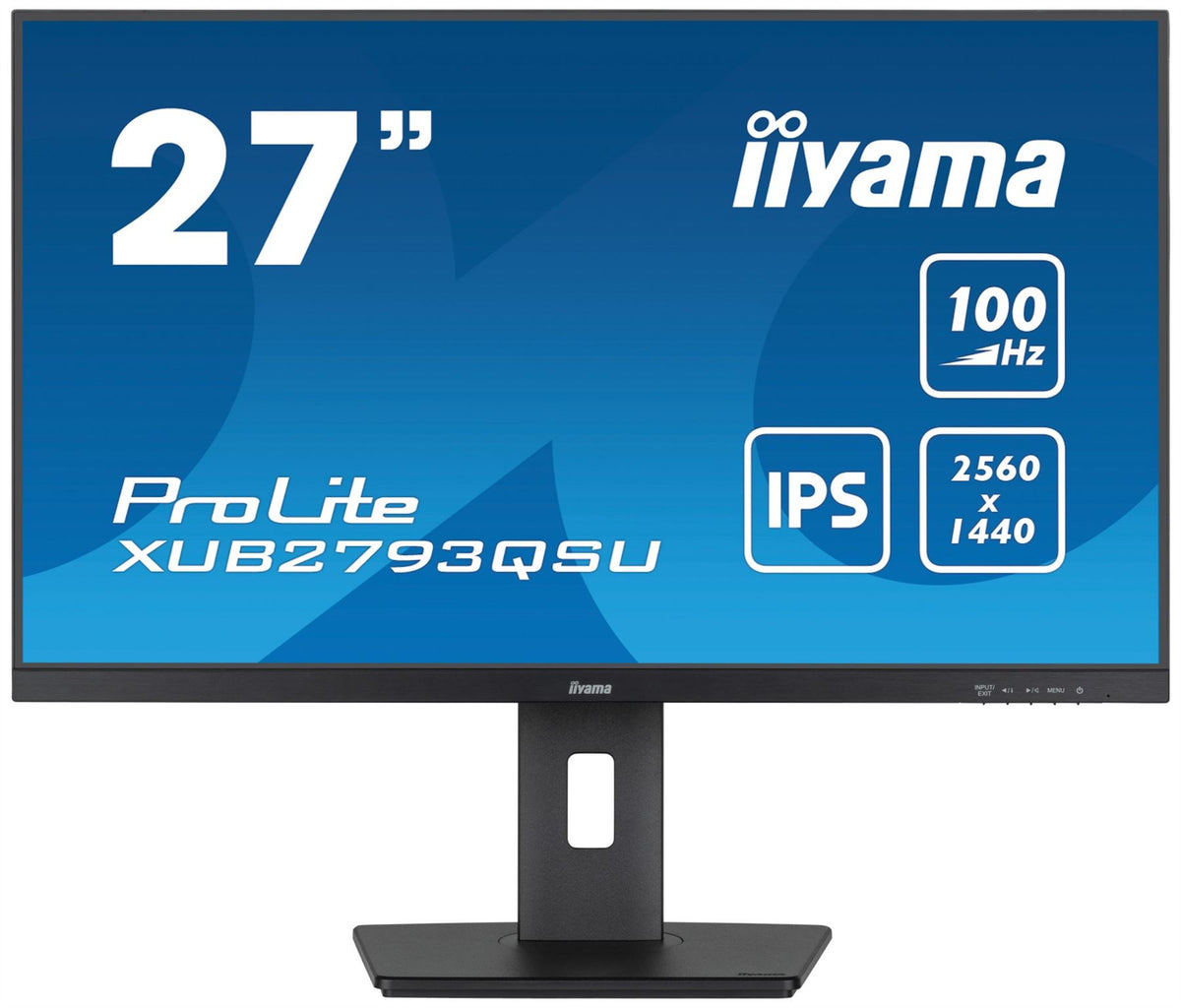 iiyama ProLite XUB2793QSU-B6 LED display 68.6 cm (27&quot;) 2560 x 1440 pixels Quad HD Black