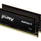 Kingston Technology FURY Impact - 32 GB 2 x 16 GB 2666MT/s DDR4 SO-DIMM memory module