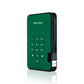 iStorage diskAshur2 - Secure Encrypted External hard drive in Green - 5 TB