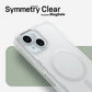 OtterBox Symmetry Clear Series with MagSafe for iPhone 15 in Clear