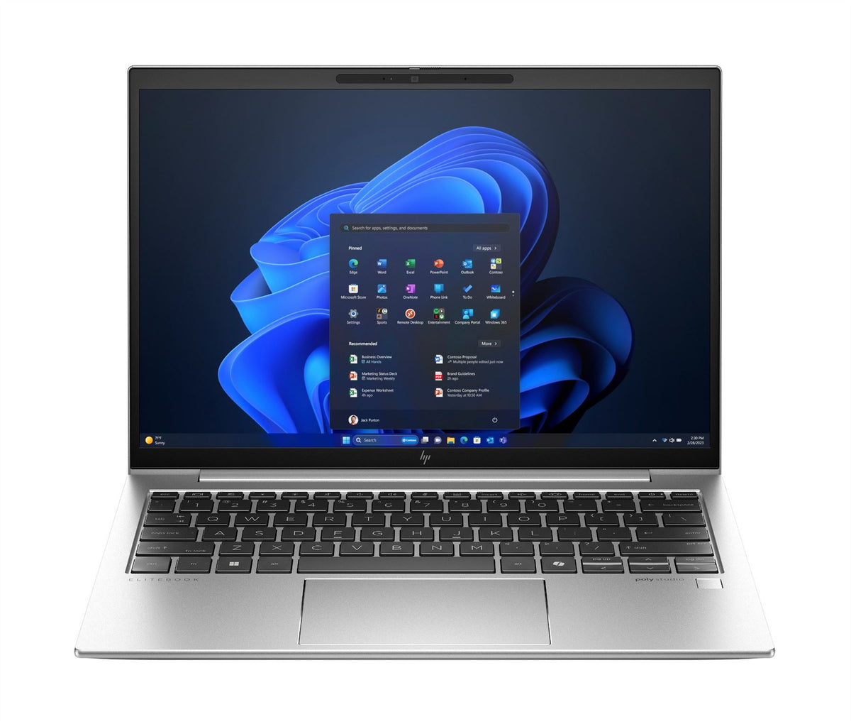 HP EliteBook 830 13 inch G11 Notebook PC Intel Core Ultra 5 125U Laptop 33.8 cm (13.3&quot;) WUXGA 16 GB LPDDR5x-SDRAM 512 GB SSD Wi-Fi 6E (802.11ax) Windows 11 Pro Silver