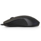 Urban Factory Cyclee - Wired USB Type-A Optical Mouse in Black - 1,200 DPI