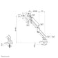 Neomounts DS70PLUS-450WH1 - Desk monitor mount for 43.2 cm (17") to 124.5 cm (49")