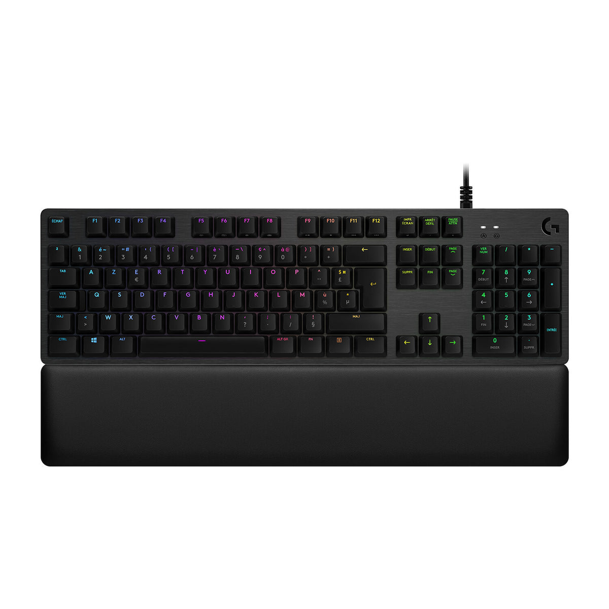 Logitech G - G513 CARBON LIGHTSYNC RGB - USB Wired RGB Mechanical Gaming Keyboard in Carbon (AZERTY French)