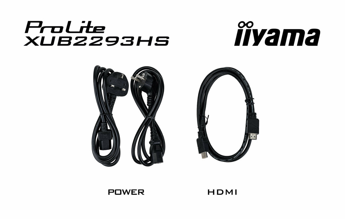 iiyama ProLite XUB2293HS-B6 - 54.6 cm (21.5") - 1920 x 1080 pixels Full HD LED Monitor