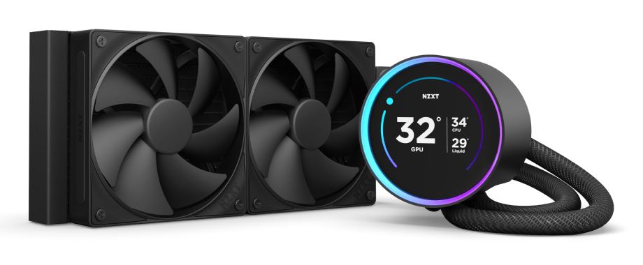 NZXT Kraken Elite 240 - All-in-one Liquid Processor Cooler in Black - 240mm