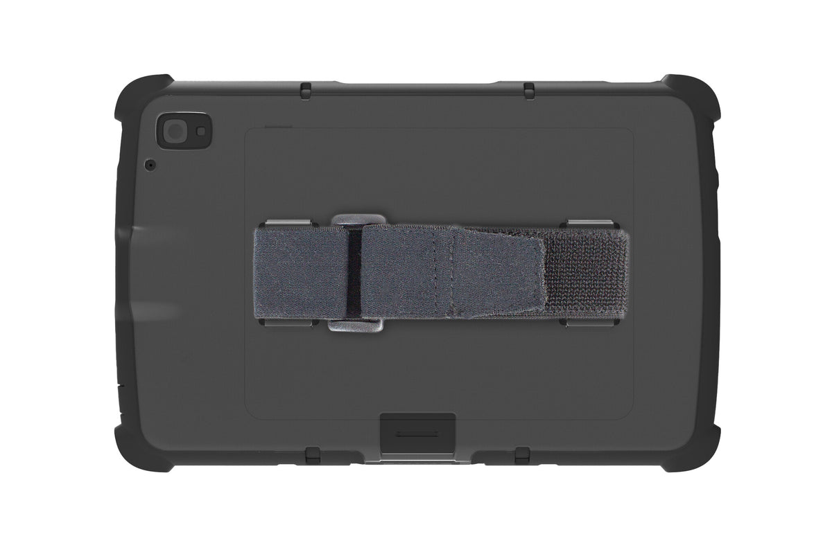 InfoCase Rugged Case with Adjustable Elastic Hand Strap for 10″ Zebra ET40/45 in Black