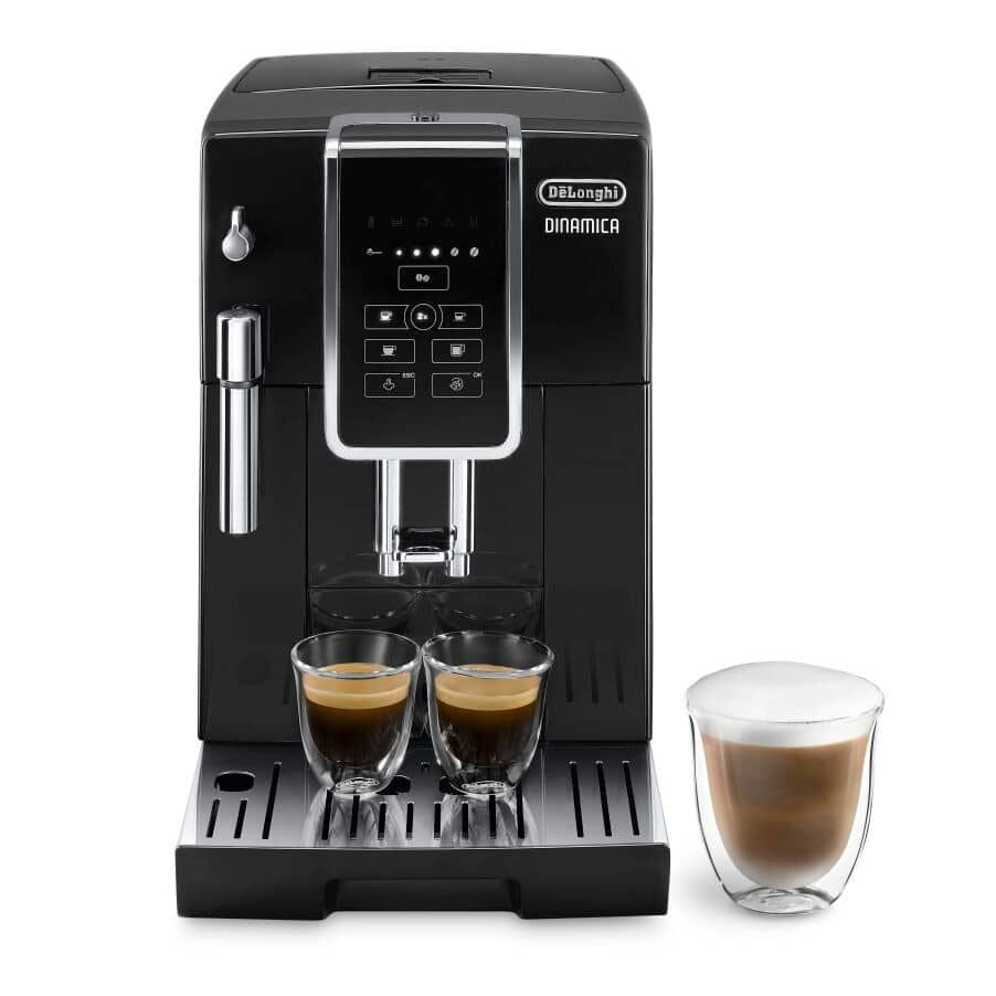 De’Longhi Dinamica Bean to Cup Coffee Machine in Black