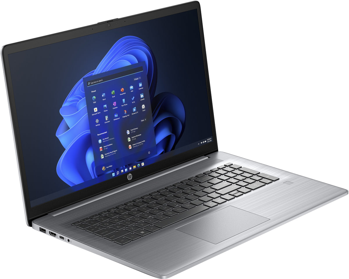 HP 470 G10 Laptop - 43.9 cm (17.3") - Intel® Core™ i7-1355U - 16 GB DDR4-SDRAM - 1 TB SSD - Wi-Fi 6 - Windows 11 Pro - Silver