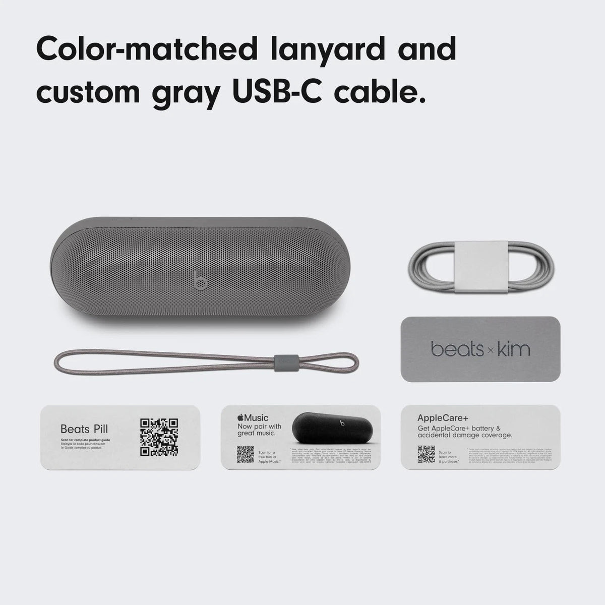 Beats Pill x Kim Kardashian Wireless Bluetooth Speaker in Dark Gray