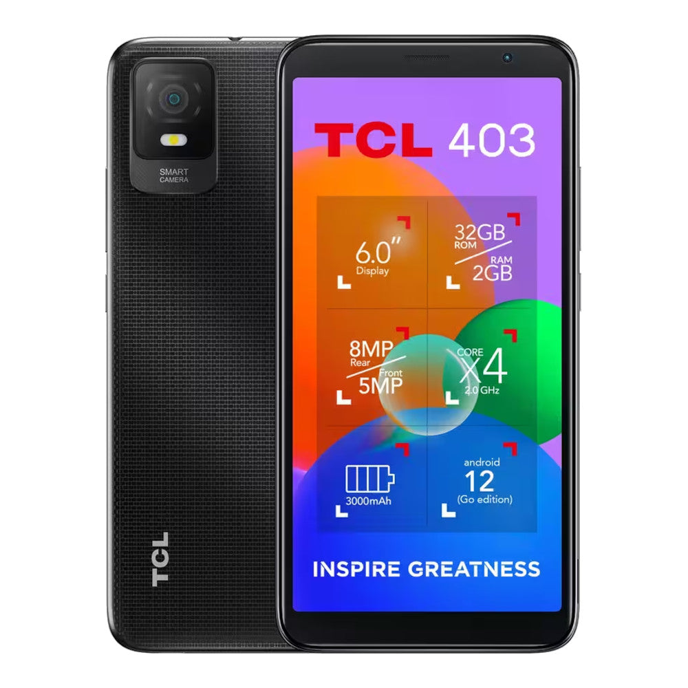 TCL 30 Z |2022| 6.1 Inch Unlocked Cell Phone with HD+ Display, US Version  Android 12 Smartphone 32GB+3GB RAM, 3000mAh Android Phone, Prime Black