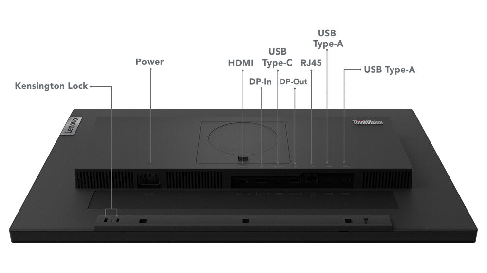 Lenovo ThinkVision T24m-29 LED display 60.5 cm (23.8") 1920 x 1080 pixels Full HD LCD Black