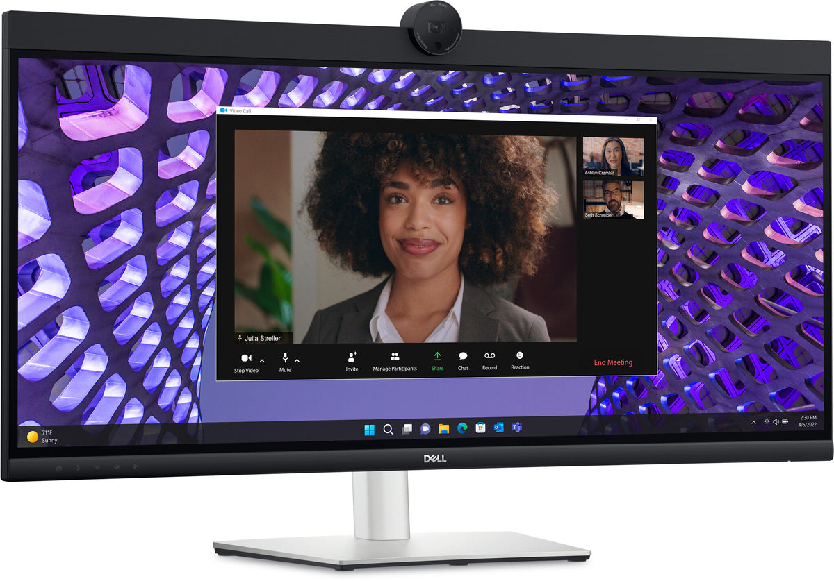 DELL P Series P3424WEB computer monitor 86.7 cm (34.1") 3440 x 1440 pixels 4K Ultra HD LCD