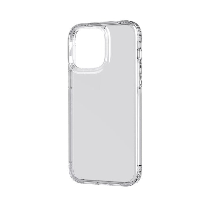 Tech21 Evo Clear mobile phone case for iPhone 14 Pro Max (17 cm (6.7&quot;)) Cover in Dark Grey Transparent