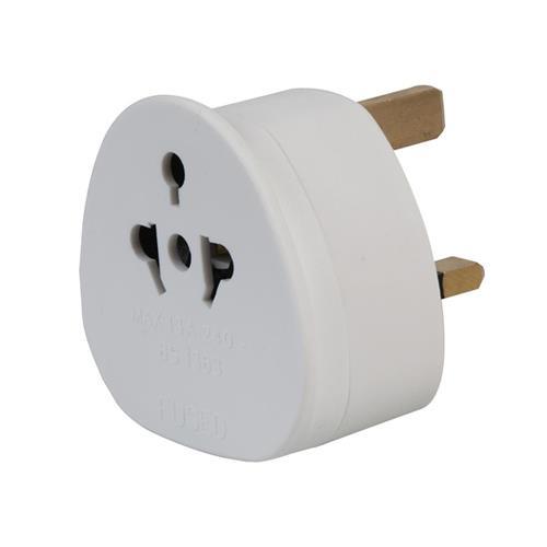 EU to UK Travel Adapter (13A Fused)