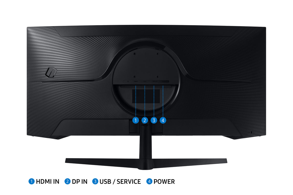 Samsung Odyssey C34G55TWWP computer monitor 86.4 cm (34") 3440 x 1440 pixels UltraWide Dual Quad HD LED Black