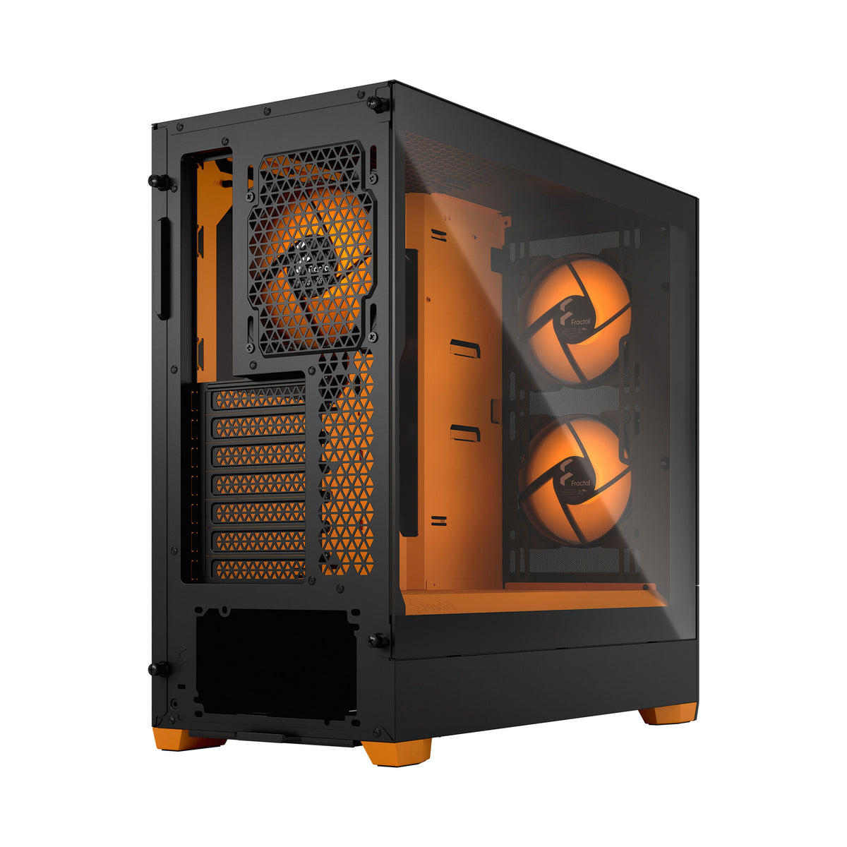 Fractal Design Pop Air Tower in Black / Orange