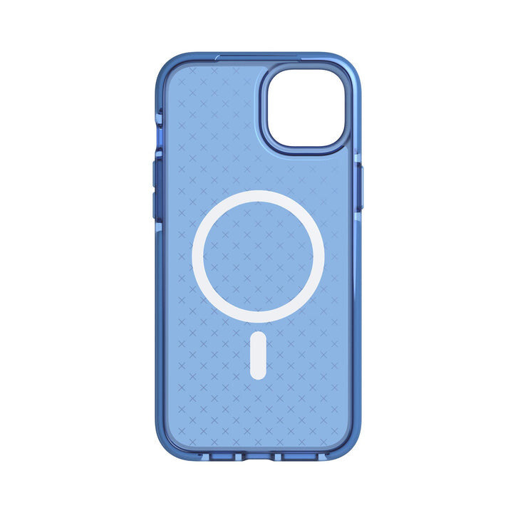 Tech21 Evo Check with MagSafe for iPhone 14 Plus in Tranquil Blue