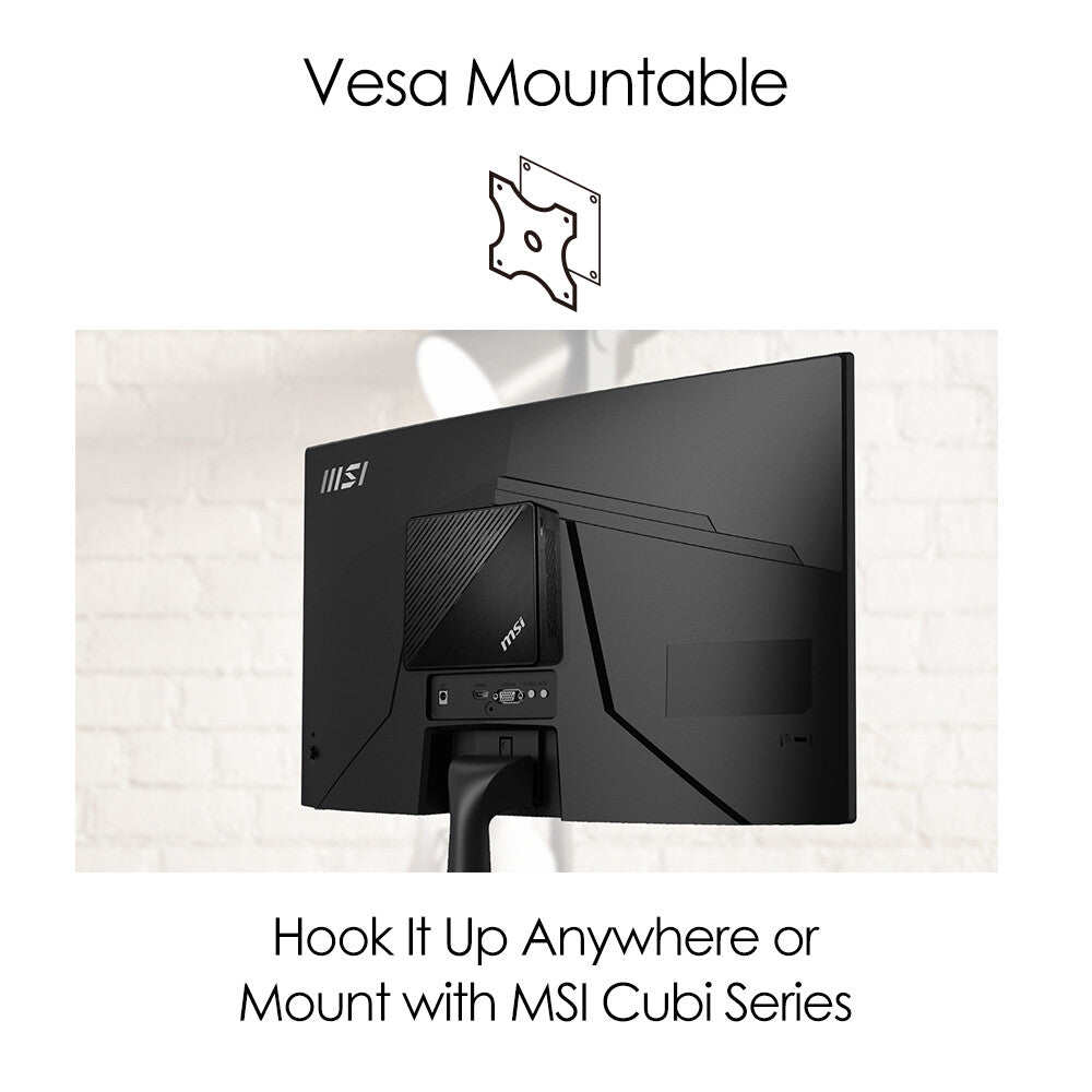MSI Pro MP242C - 60 cm (23.6&quot;) - 1920 x 1080 pixels FHD LED Monitor