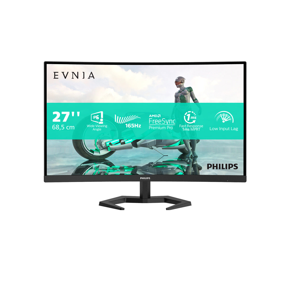 Philips 27M1N3200ZS/00 computer monitor 68.6 cm (27&quot;) 1920 x 1080 pixels Full HD LED Black