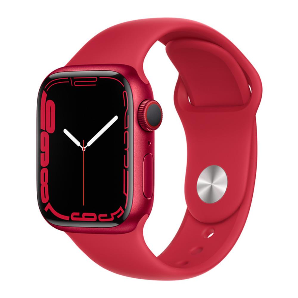 Apple Watch Series 7 GPS + Cellular 41mm (PRODUCT)RED Aluminium Case with (PRODUCT)RED Sport Band