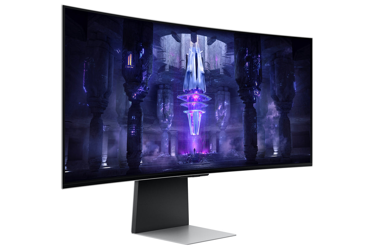 Samsung Odyssey Neo G8 S34BG850SU computer monitor 86.4 cm (34") 3440 x 1440 pixels UltraWide Quad HD OLED Silver