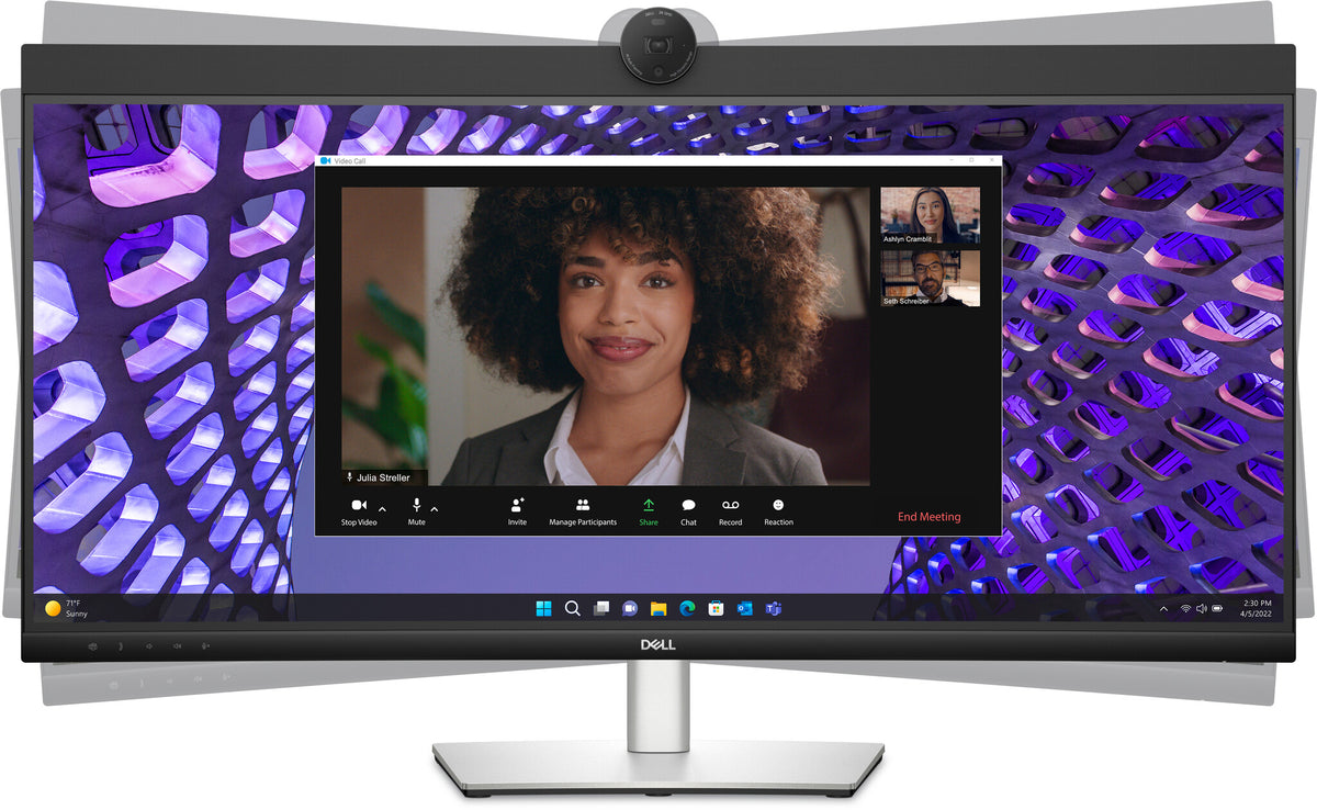 DELL P Series P3424WEB computer monitor 86.7 cm (34.1") 3440 x 1440 pixels 4K Ultra HD LCD