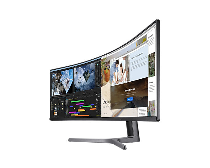Samsung Odyssey RG90S computer monitor 124 cm (48.8") 5120 x 1440 pixels 4K Ultra HD LCD Black