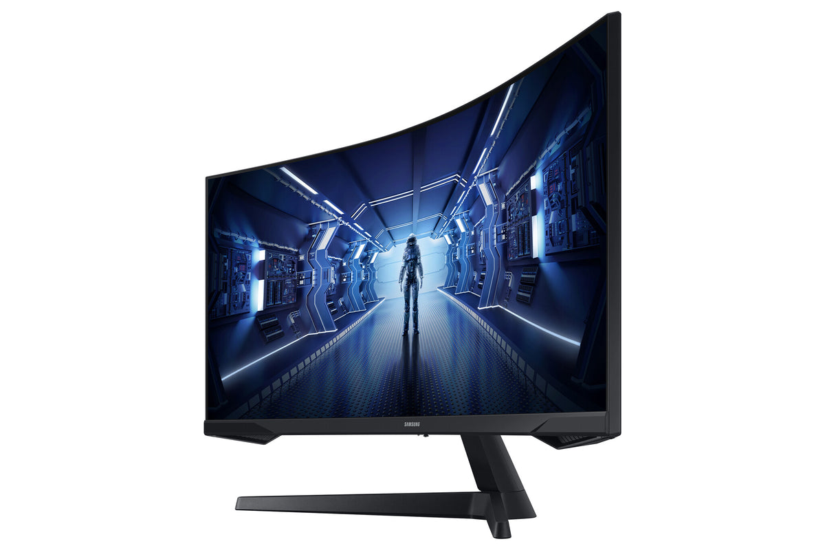 Samsung Odyssey C34G55TWWP computer monitor 86.4 cm (34") 3440 x 1440 pixels UltraWide Dual Quad HD LED Black