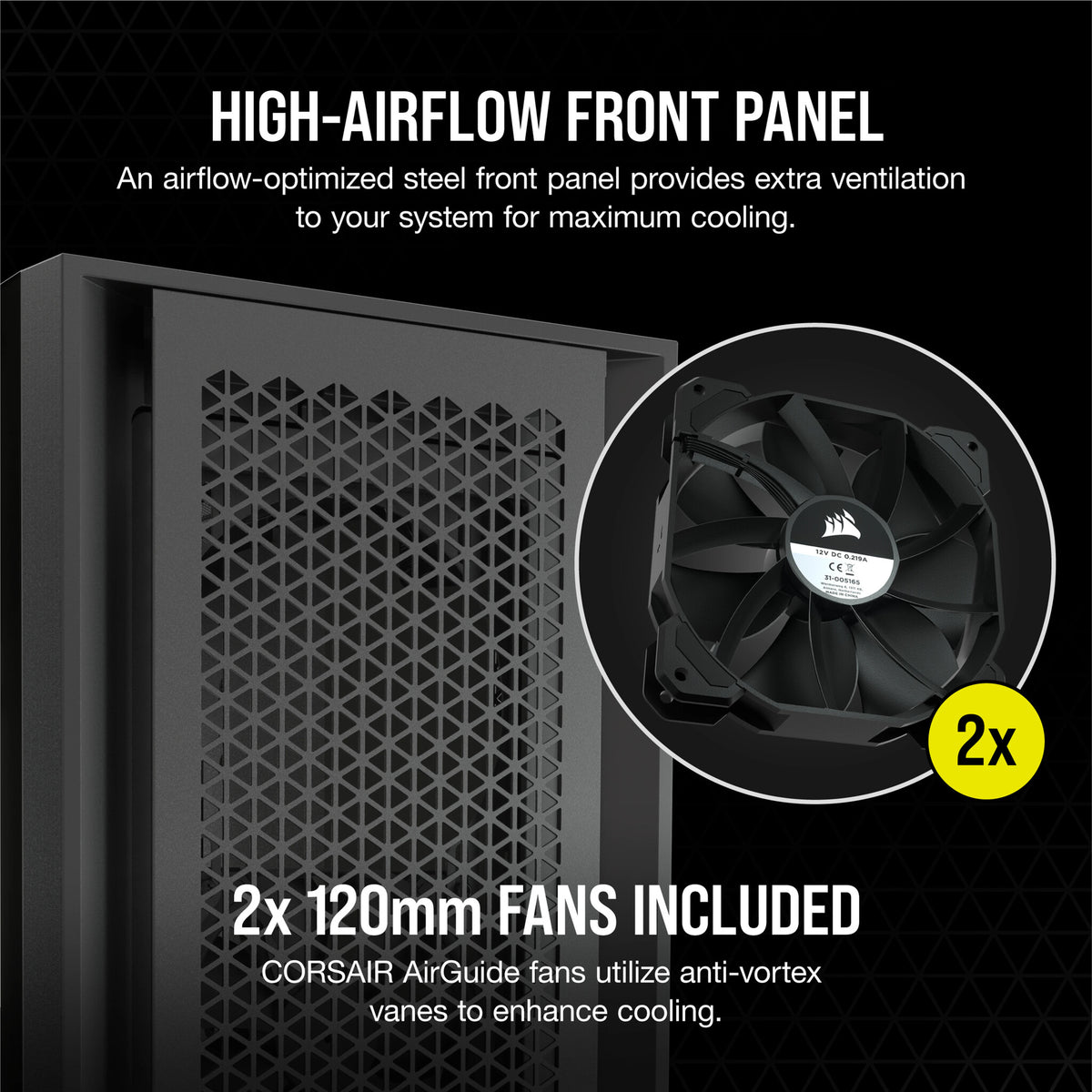 Corsair 5000D AIRFLOW Midi Tower in Black