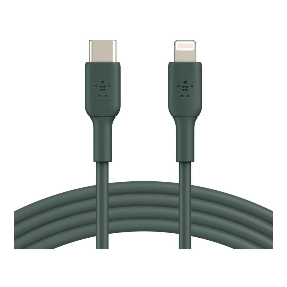 Belkin BOOSTCHARGE Lightning to USB-C Cable - 1m - Midnight Green