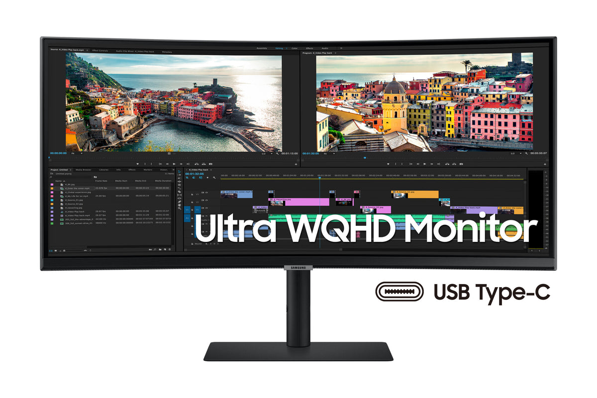 Samsung LS34A650UBUXEN computer monitor 86.4 cm (34") 3440 x 1440 pixels UltraWide Quad HD Black