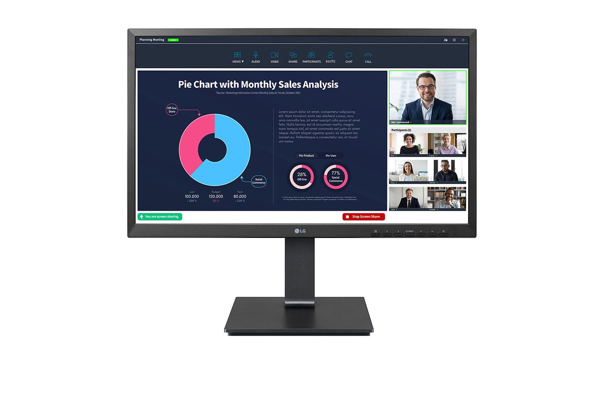 LG 24BP750C-B - 60.5 cm (23.8") - 1920 x 1080 pixels FHD LED Monitor