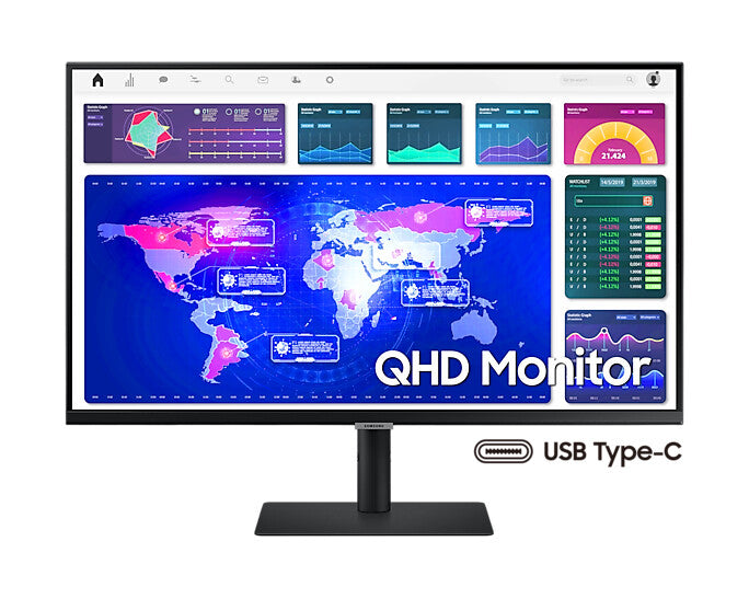Samsung LS32A600UU computer monitor 81.3 cm (32") 2560 x 1440 pixels Quad HD LED Black