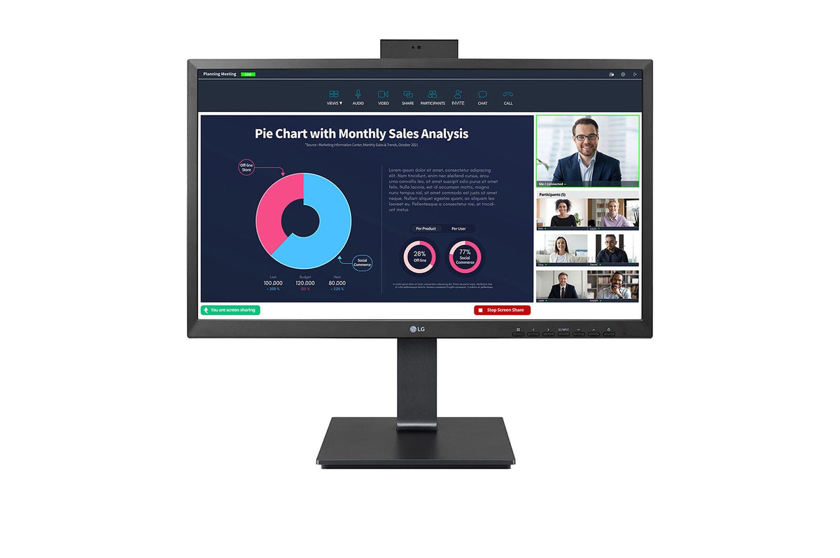 LG 24BP750C-B - 60.5 cm (23.8") - 1920 x 1080 pixels FHD LED Monitor