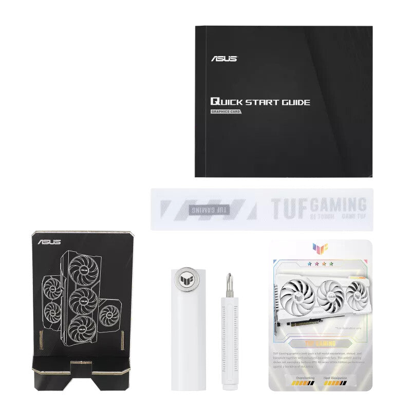 ASUS TUF Gaming OC "White Edition" - NVIDIA 12 GB GDDR6X GeForce RTX 4070 Ti graphics card