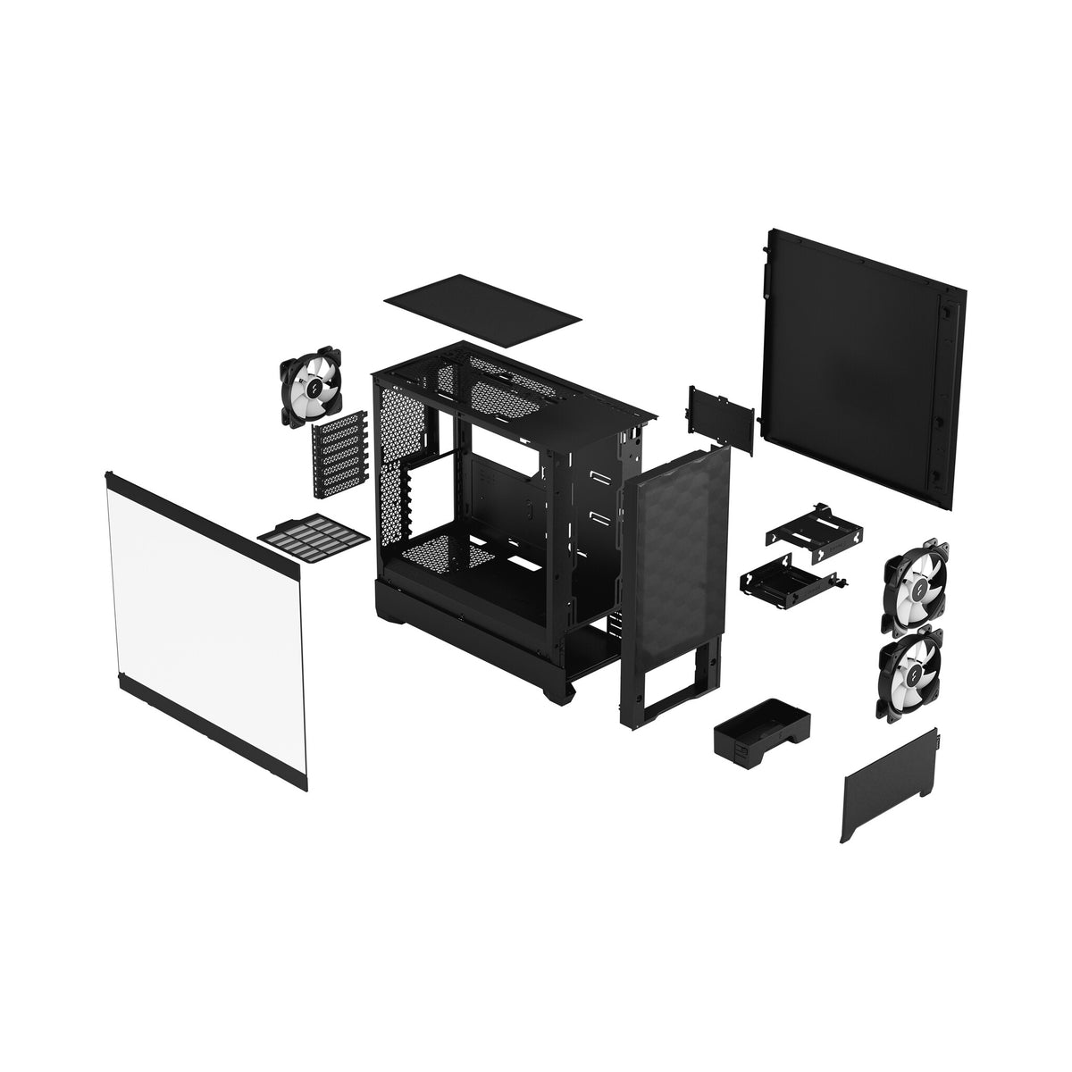 Fractal Design Pop Air RGB - ATX Mid Tower Case in Black