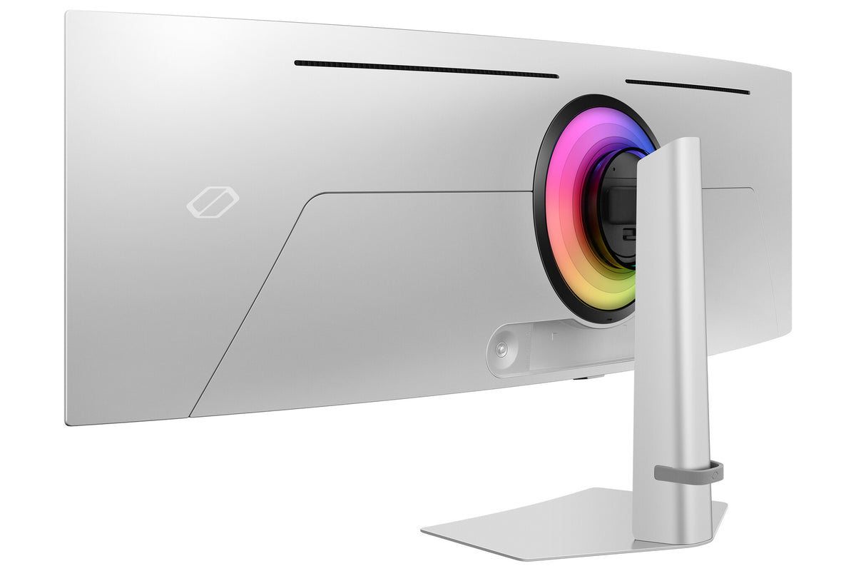 Samsung Odyssey S49CG934SU computer monitor 124.5 cm (49") 5120 x 1440 pixels DQHD OLED Silver